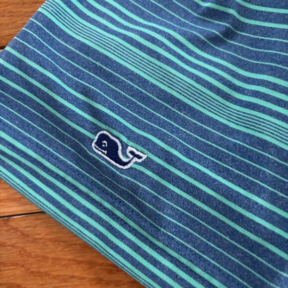 Vineyard Vines Shirt Mens L Performance Polo Shingle Creek Golf Club Striped‎ - Picture 3 of 8